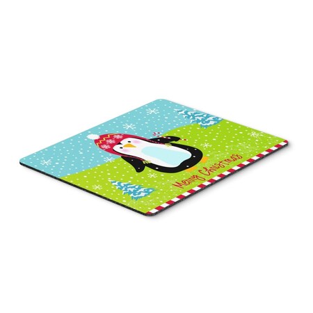 Carolines Treasures Merry Christmas Happy Penguin Mouse Pad; Hot Pad or Trivet VHA3015MP